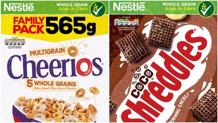 Nestlé to adopt color-coded labeling for UK breakfast cereals